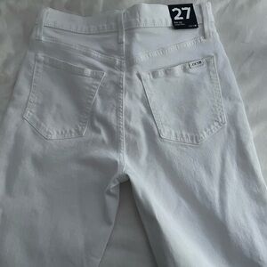 Joe's Jeans White Straight Leg Women's Jeans